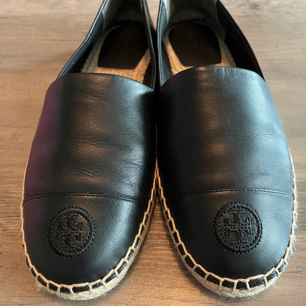 Tory Burch block flat Espadrille- size 9.5